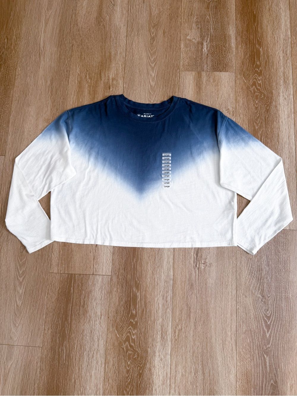 NEW Ariat Howdy Ombre Top Womens Size Large